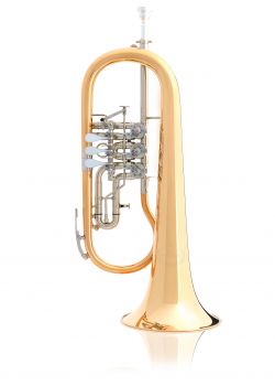 B-Flügelhorn B&S 3017/2TR Goldmessing