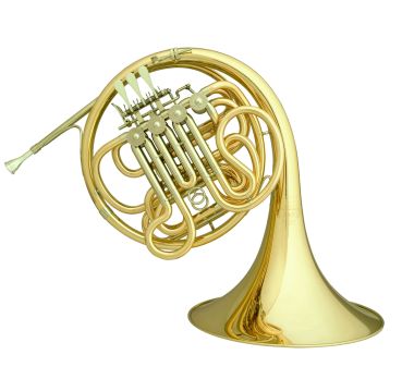 Bb/F Doppelhorn Hans Hoyer Mod. 801A Messing abschraubbarer Becher