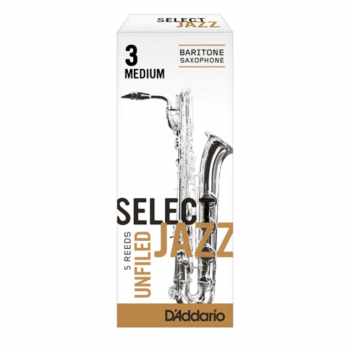 Blätter Baritonsaxophon D'ADDARIO Select Jazz unfiled