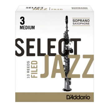 Blätter Sopransaxophon D'ADDARIO Select Jazz filed