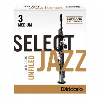 Blätter Sopransaxophon D'ADDARIO Select Jazz unfiled