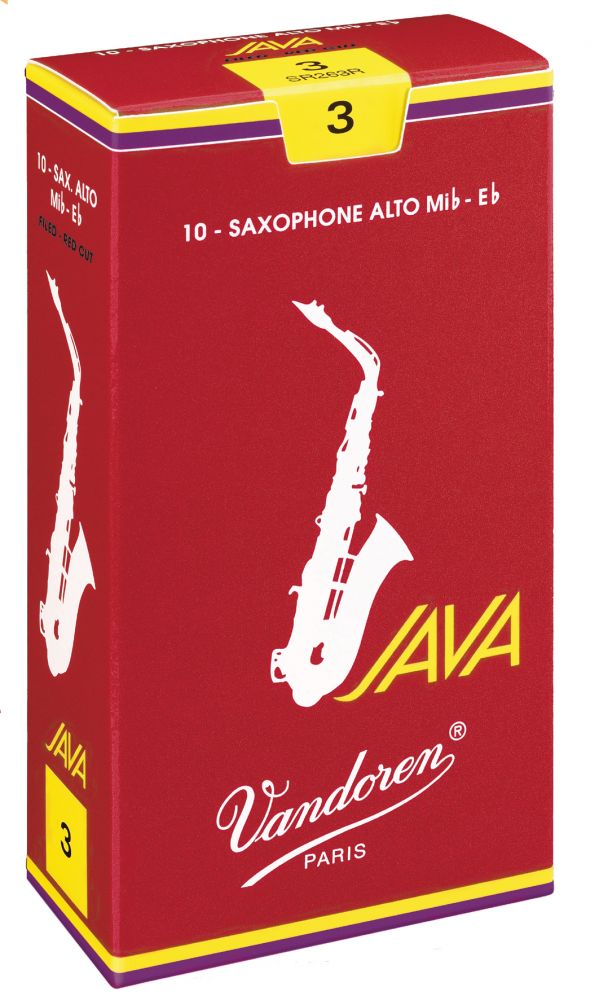 Blätter Altsaxophon Vandoren JAVA "Filed-Red Cut"