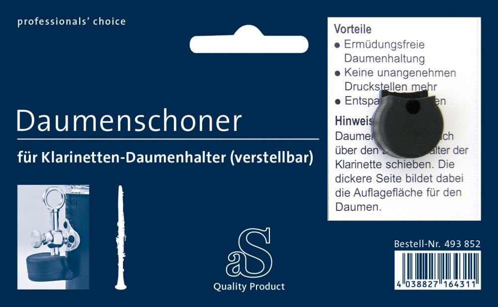 Daumenschoner für Klarinette aS verstellbar