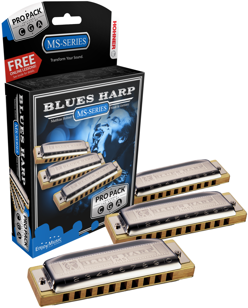 Hohner Blues Harp MS Pro Pack Hohner Blues Harp MS Pro Pack