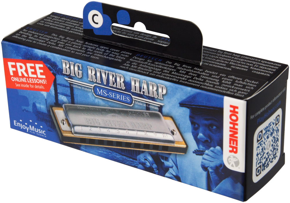 Hohner Big River Harp MS Box