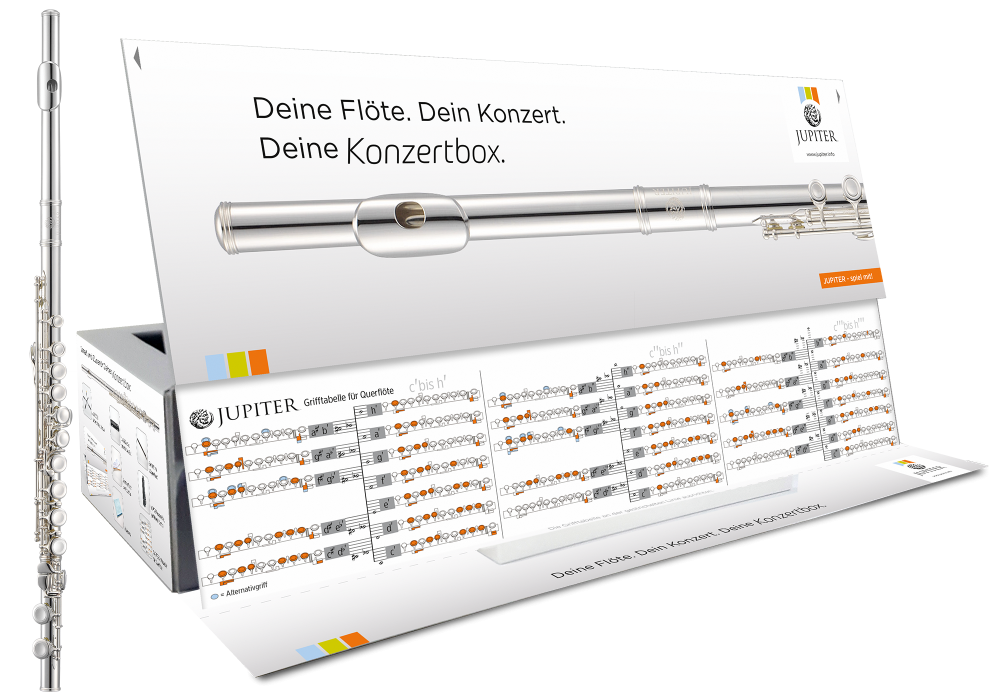Konzertflöte Jupiter JFL700E Konzertbox Konzertflöte Jupiter JFL700E Konzertbox