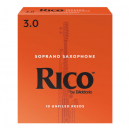 Blätter Sopransaxophon D'ADDARIO Rico rot