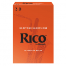 Blätter Baritonsaxophon D'ADDARIO Rico rot